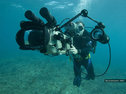 Underwater cameraman Mike Pitts