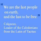 Calgacus Quote