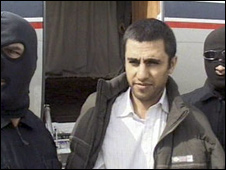 تصویر تلویزیونی عبدالمالک ریگی هنگام بازداشت