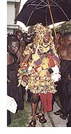 The Asantehene in full regalia