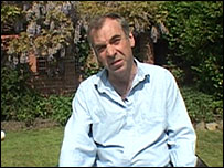 Ray Graves in his garden in Coddenham