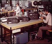 Laboratory at Marconi Communications in the 1970s
