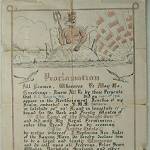 This Proclamation was given to David Wing's grandfather Fredrick Russell in September 1942 whilst on board HMS Jamaica, by his Captain when they crossed the Arctic Circle