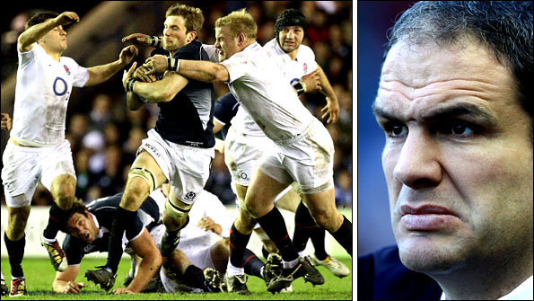 England defended poorly, while Johnson looked on