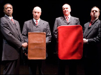 The four actors playing Henry Pulling