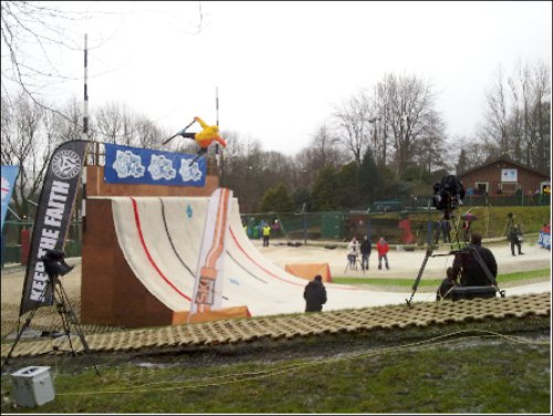 The Quarter Pipe at Ski Rossendale