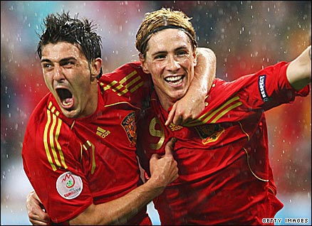 Villa and Torres were fantastic against Russia
