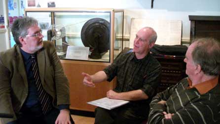 Geraint Tudur, Rhys Mwyn a Bob Morris 