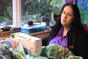 Nat shows us some of her textiles and reveals her inspiration... 