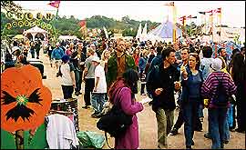 Crowds at Glastonbury