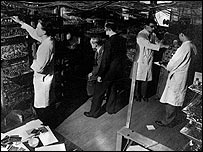 The Manchester team working on 'Baby'