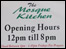 The sign of Edinburgh Central Mosque Kitchen