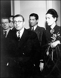 سیمون دو بوار و ژان پل سارتر