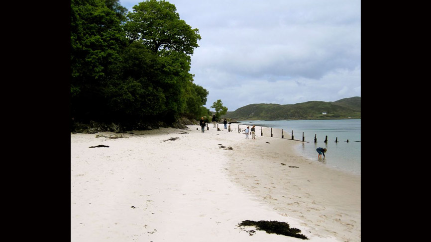 White sands of Morar.