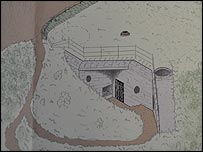 Artist's impression of bunker