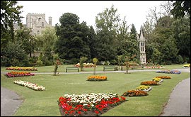 Peterborough Cathedral gardens
