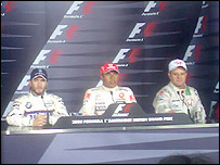 Lewis Hamilton at Donington Park