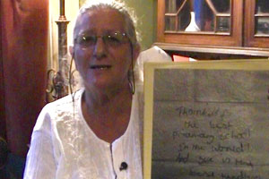 Sue's had a graffiti problem with a difference to deal with...