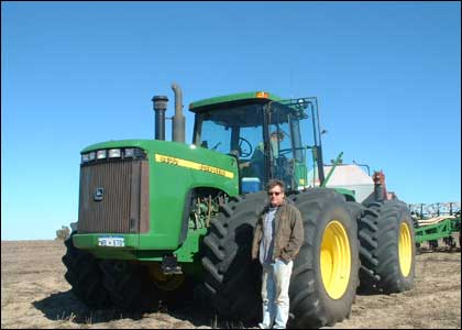 Michael Brennan and his Big Tractor!