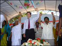 US Ambassador Robert O' Blake in Batticaloa