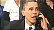 Obama conversa com astronautas por telefone