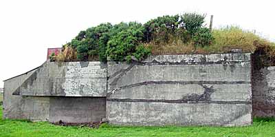 The side view gives a better idea of how big a structure this radar site was