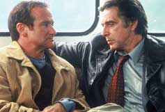 Image: Al Pacino and Robin Williams in Christopher Nolan's film Insomnia.