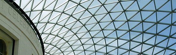 Roof of the Great Court at the British Museum