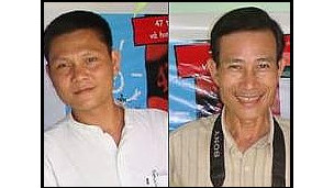 Ông Phan Thanh Hải (trái) và Nguyễn Văn Hải