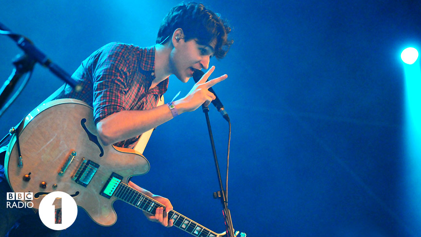Vampire Weekend performing live at Radio 1's Big Weekend 2010
