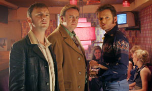 John Simm, Philip Glenister and Marc Warren in Life On Mars