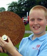 Adam Thomas o'r Bala - cyntaf, Unawd i Fechgyn dan 15