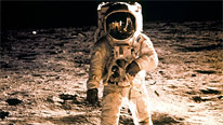 Buzz Aldrin takes one small step…