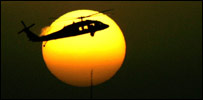 US helicopter over Baghdad