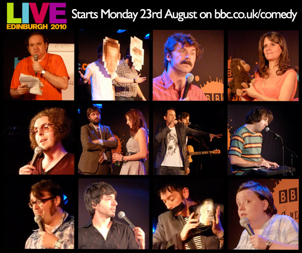 Some of the acts we filmed in Edinburgh