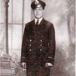 Bill Dixon in his Merchant Navy uniform, probably taken in 1943