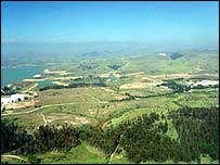 Vista da fábrica de combustível nuclear em Resende (RJ), que está sendo equipada para o enriquecimento de urânio
