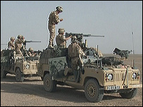 On patrol in Afghanistan