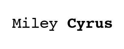 Miley Cyrus