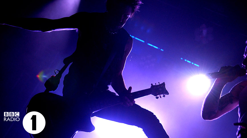 The Prodigy at on the main stage at Big Weekend