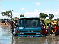 Enchente na África