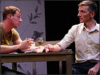 Liam and Danny from the play - played by Joe Armstrong and Jonathan McGuinness