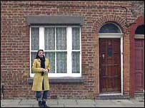 Ana Boulter outside number nine Madryn Street
