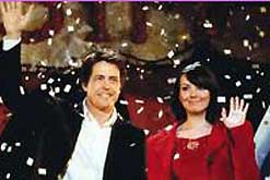 Martine McCutcheon with Hugh Grant in 'Love Actually