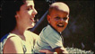Barack Obama as a child with his mother Ann Dunham