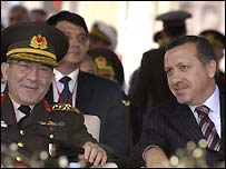 Genelkurmay Başkanı Hilmi Özkök ve Başbakan Recep Tayyip Erdoğan