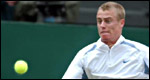 Lleyton Hewitt playing tennis
