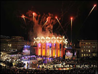 Fishekzjarrë në Berlin