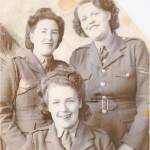 Vera Fletcher (front) V.E. Day Italy
