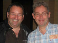 Phil Sayer (right) with Charles Nove